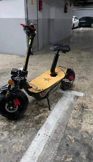 Patin eléctrico todoterreno con asiento