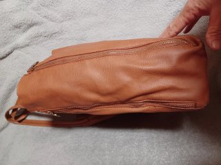 Borsa a spalla marrone