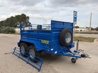 Remolque basculante 2 ejes todoterreno