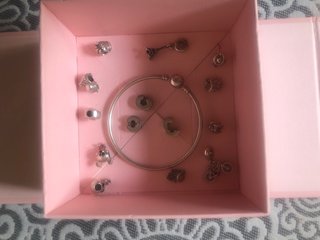 Pulsera Pandora Plata con 10 Charms