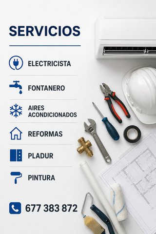 Servicios de Electricidad, Fontanería y Reformas