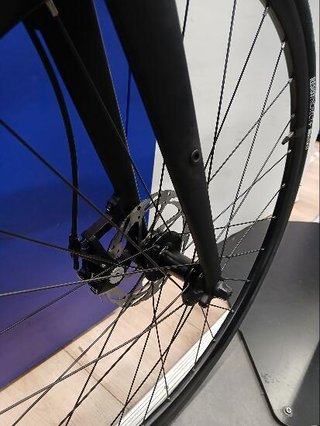 Bicicleta de carretera aluminio freno de disco Triban RC