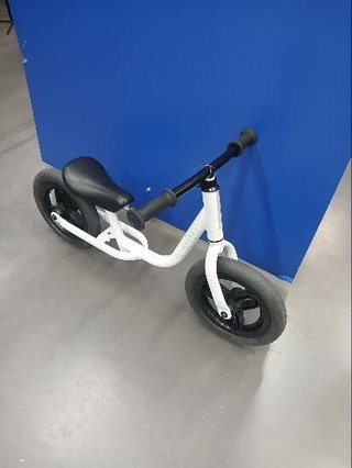 Bicicleta sin pedales niños 10 pulgadas Runride 100 blanco