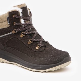 Botas de nieve y apreski de piel impermeables Mujer Quechua