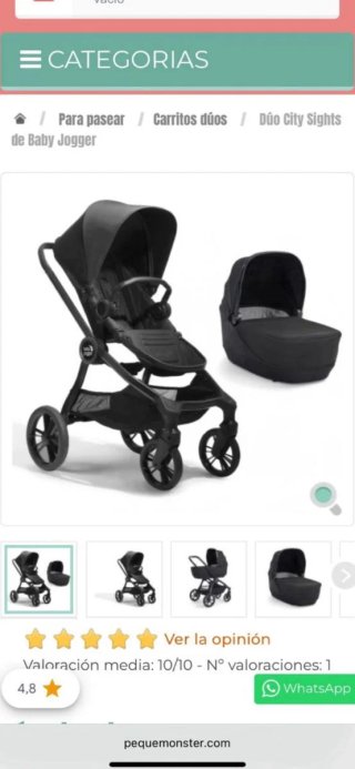 Carrito Bebé Baby Jogger