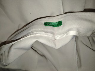 Pantaloni donna Benetton beige