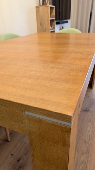 Mesa comedor extensible madera