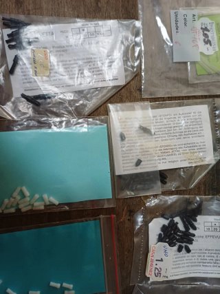 20 Bolsas Punteras Caña Pesca Teflón