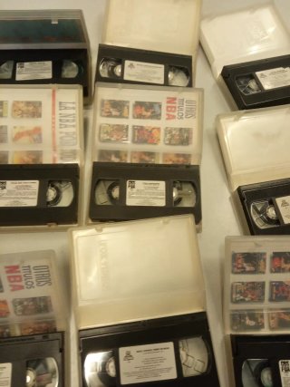 Lote VHS NBA: Magic, Jordan, Bird, Lakers