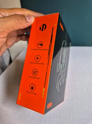 Ratón Gaming Inphic PG-01 Blanco
