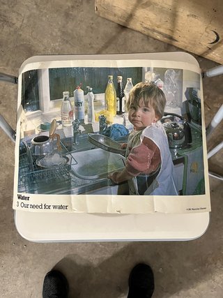 Póster Vintage Water - Necesidad del Agua