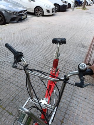 Bicicleta BMX Roja vintage