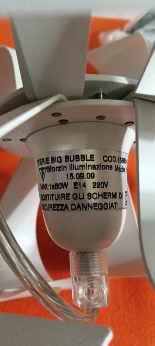 Coppia Lampade Big Bubble Sforzin Illuminazione