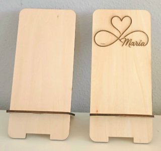 Soporte móvil personalizado con nombre