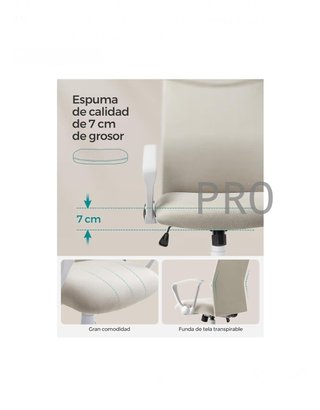 Silla de Oficina, Silla ergonómica, Asiento Giratorio
