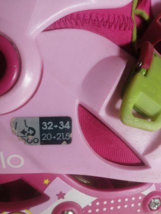 Patines en línea rosas niña Talla 30-34