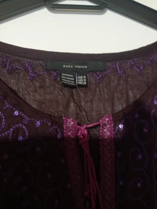 Vestido boho  morado