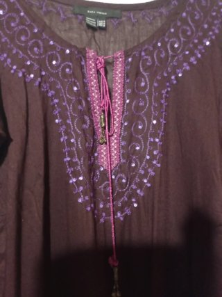 Vestido boho  morado