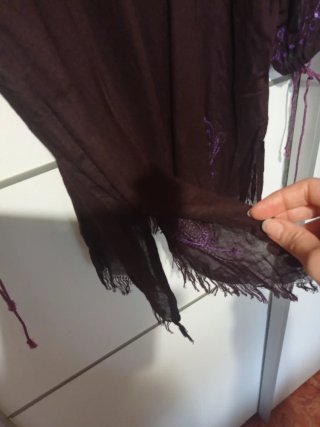 Vestido boho  morado