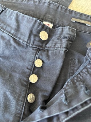 Pantalones Chinos Hombre Azul Marino