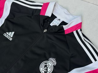 Chaqueta Adidas Real Madrid Negra y Rosa