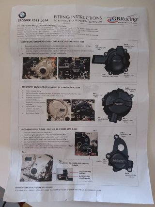 Tapas protectoras GB Racing BMW S1000RR