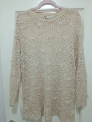 Jersey de punto beige