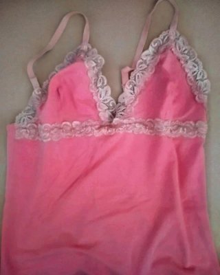 Canottiere donna rosa e bianco