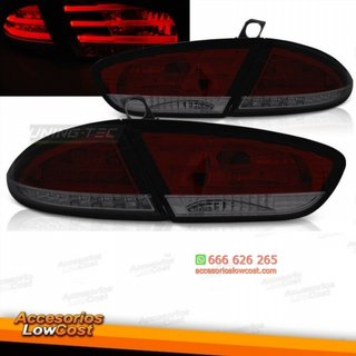 PILOTOS TRASEROS LED + MOLDURA CELIS. LEON 09-12