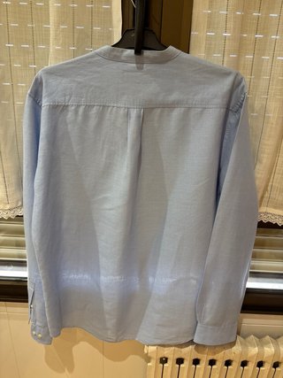 Camisa cuello Mao Roc Casual Azul Talla XL