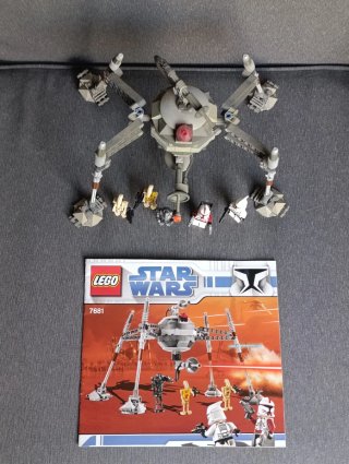 LEGO Star Wars: Separatist Spider Droid 7681, 2008