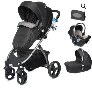 Carrito bebé 3 en 1 Play Xtreme
