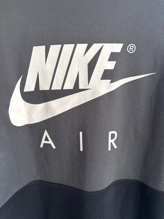 Sudadera Nike Air Gris y Negra