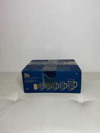 Set 12 Mini Boccale Birra Vetro Isar