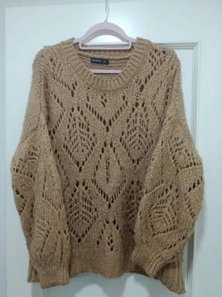 Jersey Stradivarius Beige Talla M