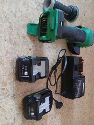 Radial Hikoki Brushless + Baterías y Cargador