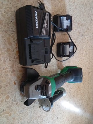 Radial Hikoki Brushless + Baterías y Cargador