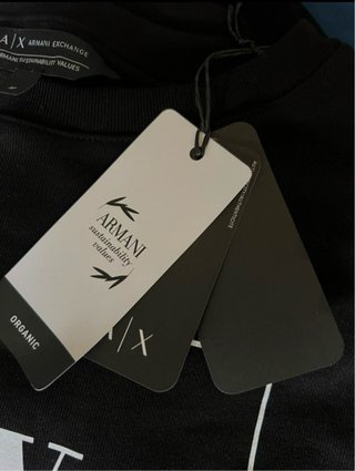 Sudadera Armani Exchange Mujer Negra