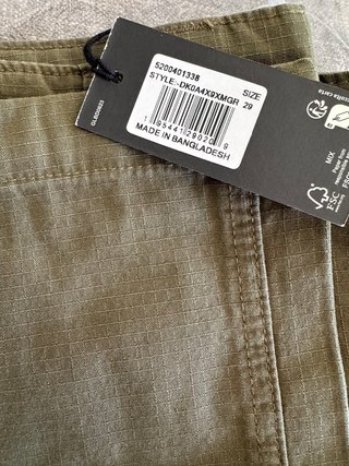 Pantaloni Cargo Dickies Militare Verde W29