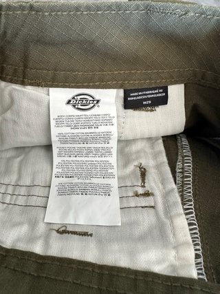 Pantaloni Cargo Dickies Militare Verde W29