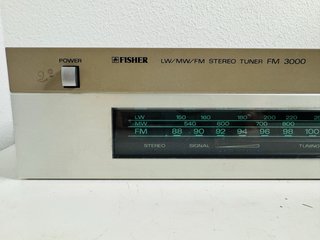 Fisher FM 3000 Sintonizador Estéreo Vintage
