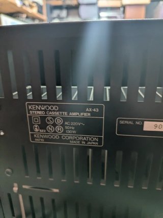Kenwood AX-43 Amplificatore Stereo Integrato