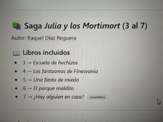 Julia y Los Mortimort libros 3-7 lote colección