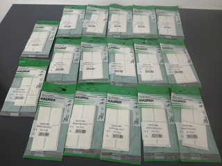 Lotto 17 pz Feltrini Adesivi Rettangolari 25x50 mm