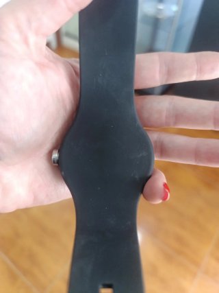 Reloj Marea Blanco con Números Negros