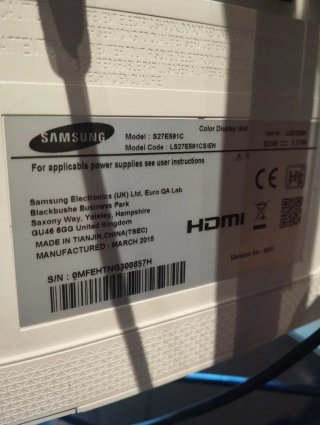 Monitor Samsung 27 Curvo