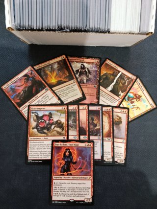 100 Rojas No Repetidas Cartas Magic mtg rara