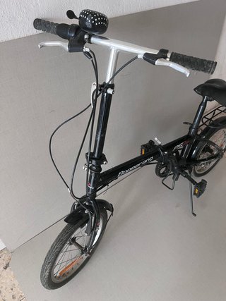 Bicicleta Plegable Negra