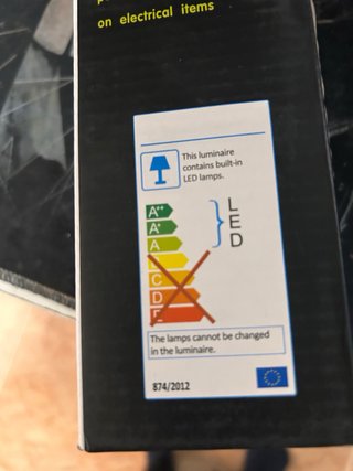 Lámpara LED -85% Consumo Energía