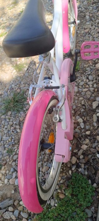 Bicicleta infantil Btwin rosa